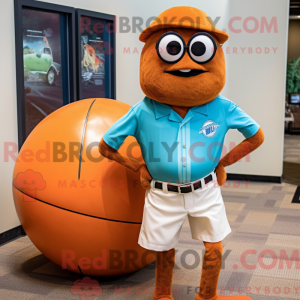 Mascot character of a Rust...