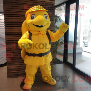 Mascottekarakter van een...
