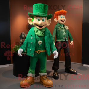Mascot character of a Green...