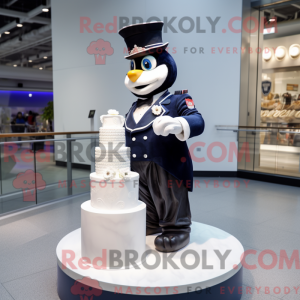 Mascot character of a Navy...