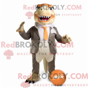 Mascot character of a Peach...