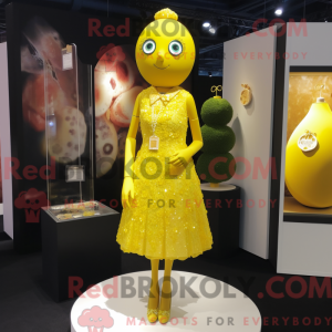Mascot character of a Lemon...