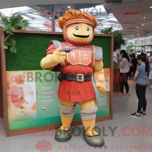 Mascot karakter van een...