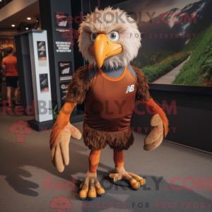 Mascot character of a Rust...