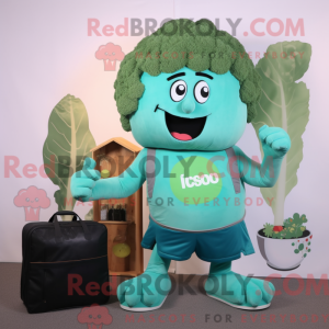 Mascot character of a Cyan...