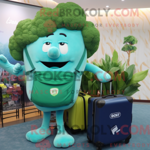 Mascot character of a Cyan...