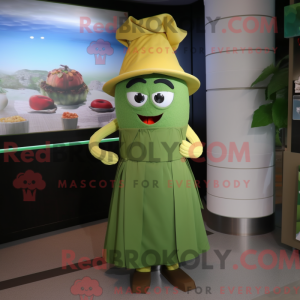 Mascot character of a Olive...