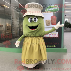 Mascot character of a Olive...