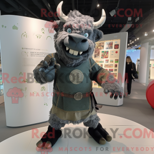Mascot character of a Gray...