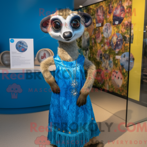 Mascot character of a Blue...