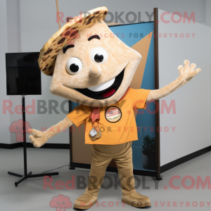 Mascot karakter van een Tan...