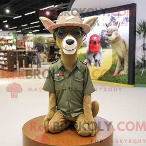 Mascot character of a Olive...