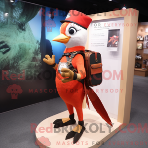 Mascot karakter van een...