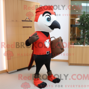 Mascot character of a Red...
