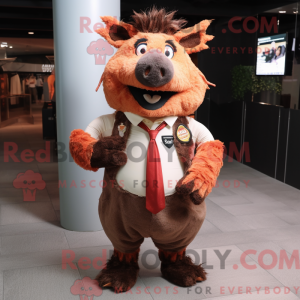 Personagem de máscara de um...