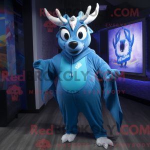 Mascot character of a Blue...