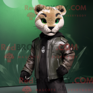 Mascot character of a Green...