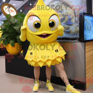 Mascot character of a Lemon...
