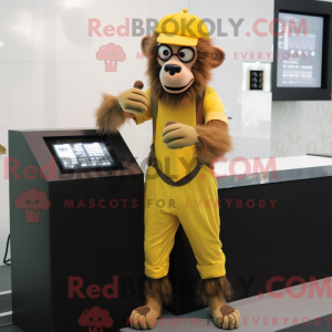 Mascot karakter van een...