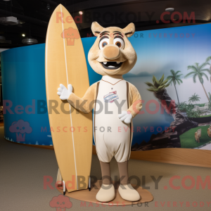 Mascottefiguur van een...