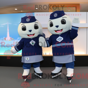 Mascot karakter van een...
