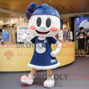 Mascot character of a Navy...