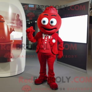 Mascottekarakter van een...