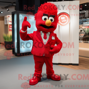 Mascot character of a Red...