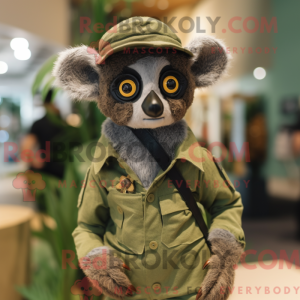 Mascot character of a Olive...
