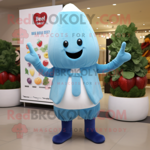 Sky Blue Beet maskot...