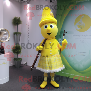 Mascottefiguur van een...
