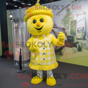 Mascottefiguur van een...