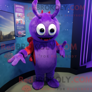 Postava maskota Purple...