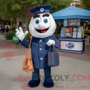 Mascot character of a Navy...