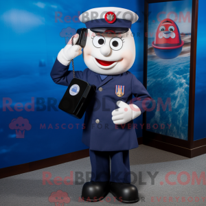 Postava maskota Navy Phone...