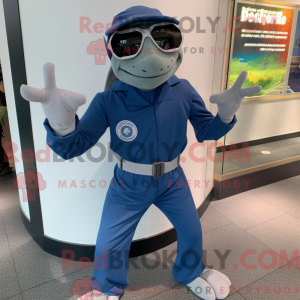 Maskotfigur av en...