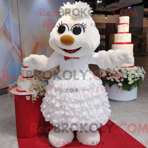Mascot character of a White...