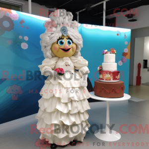 Mascot character of a White...