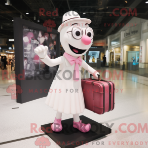 Mascot character of a White...