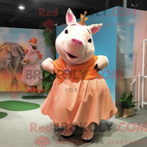 Mascot karakter van een...