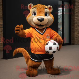 Mascottefiguur van een...