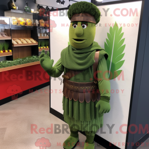 Mascot character of a Olive...