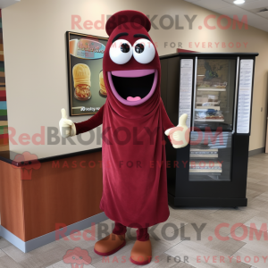 Mascot karakter van een...