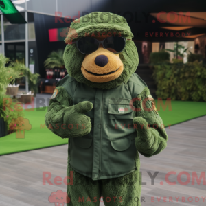 Mascot karakter van een...