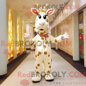 Mascottefiguur van een...
