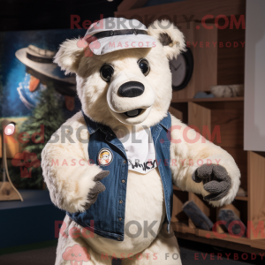 Mascottefiguur van een...