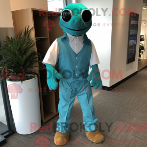 Mascottefiguur van een...