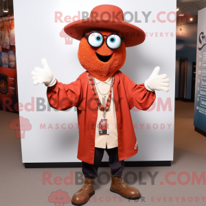 Mascot character of a Rust...