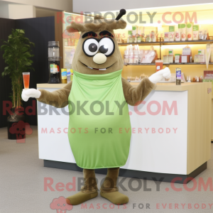 Maskot-karakter af en Olive...