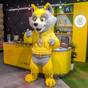 Mascot karakter van een...